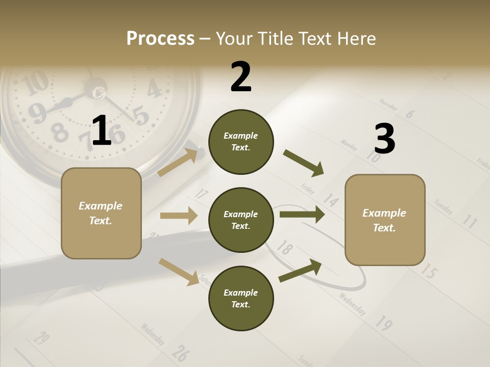 Scratch Urgent Calendar PowerPoint Template
