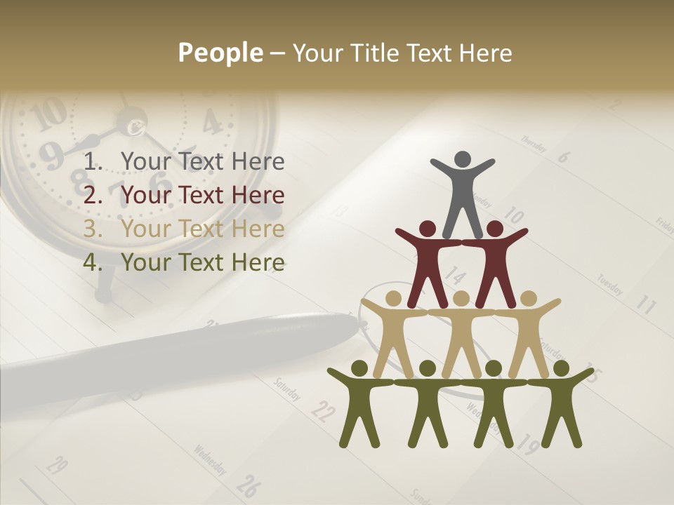 Scratch Urgent Calendar PowerPoint Template