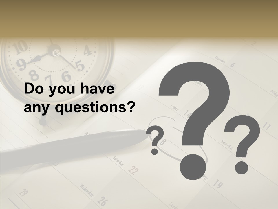 Scratch Urgent Calendar PowerPoint Template