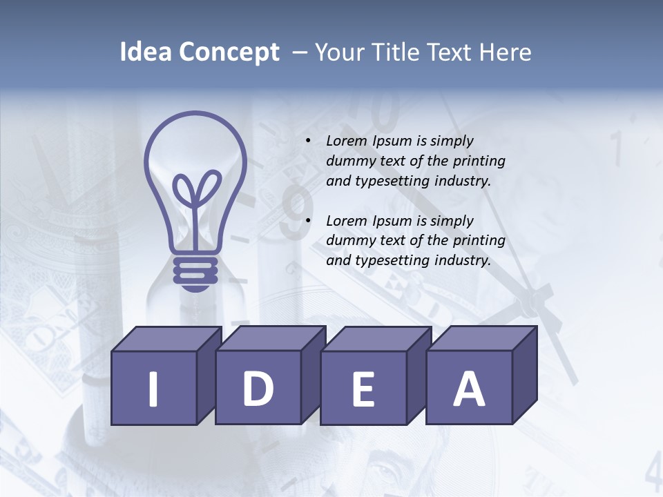 Dollars Still Nobody PowerPoint Template