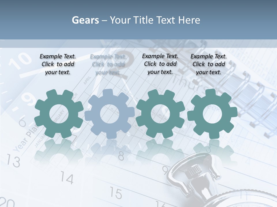 Stationery Timer Pressure PowerPoint Template