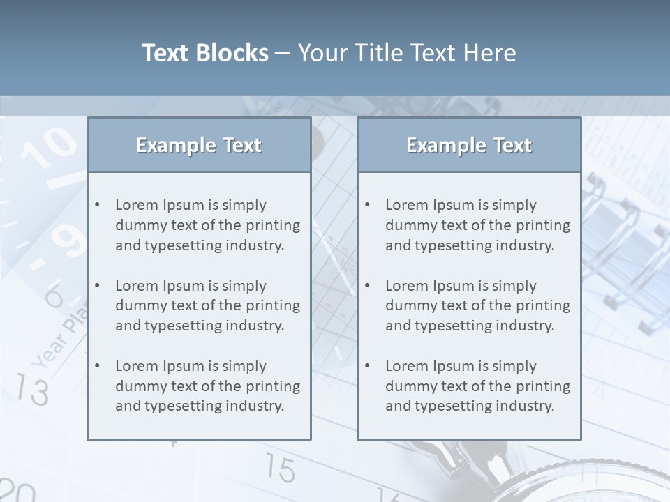 Stationery Timer Pressure PowerPoint Template