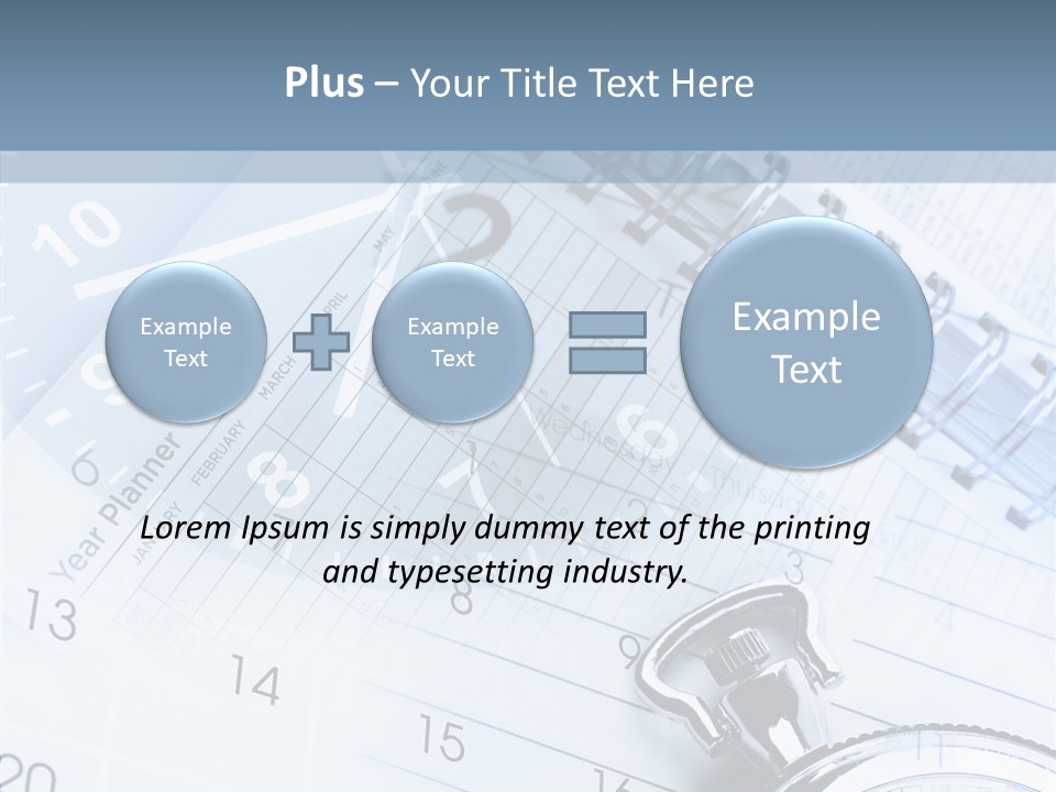Stationery Timer Pressure PowerPoint Template