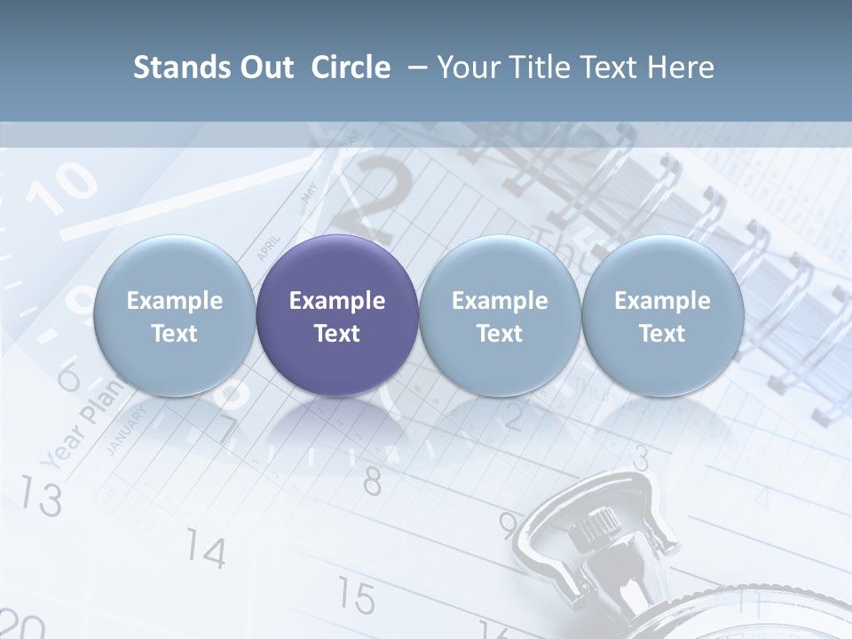 Stationery Timer Pressure PowerPoint Template