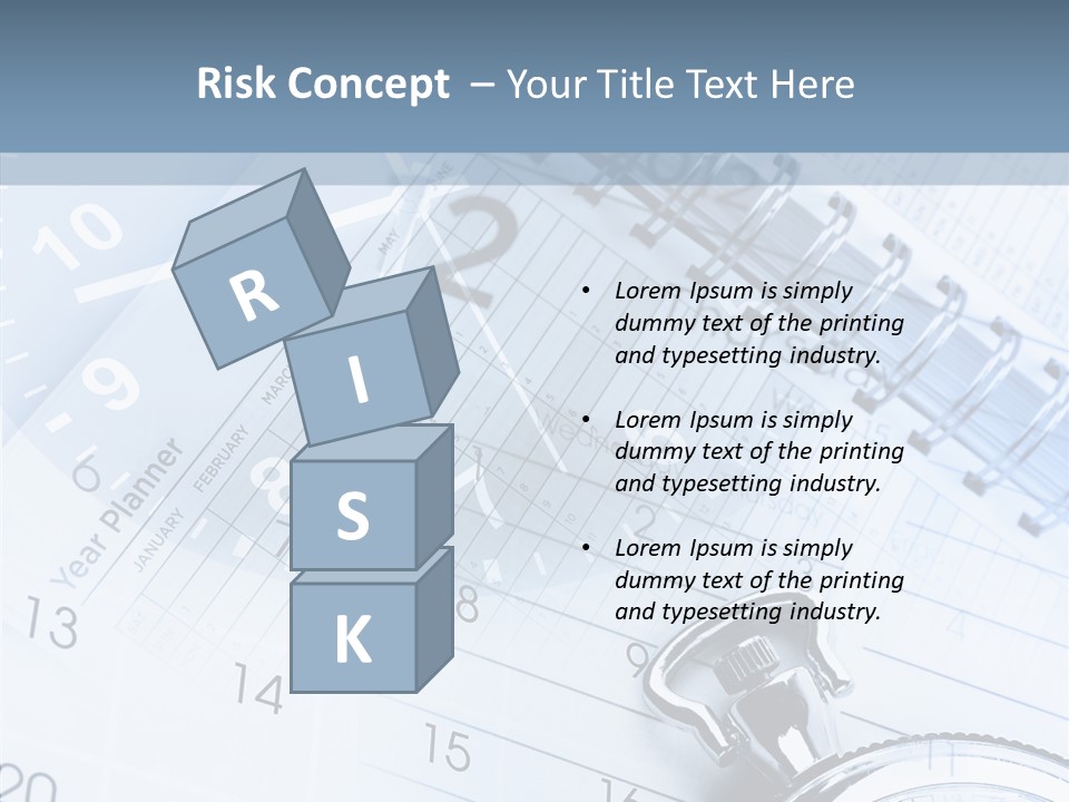 Stationery Timer Pressure PowerPoint Template