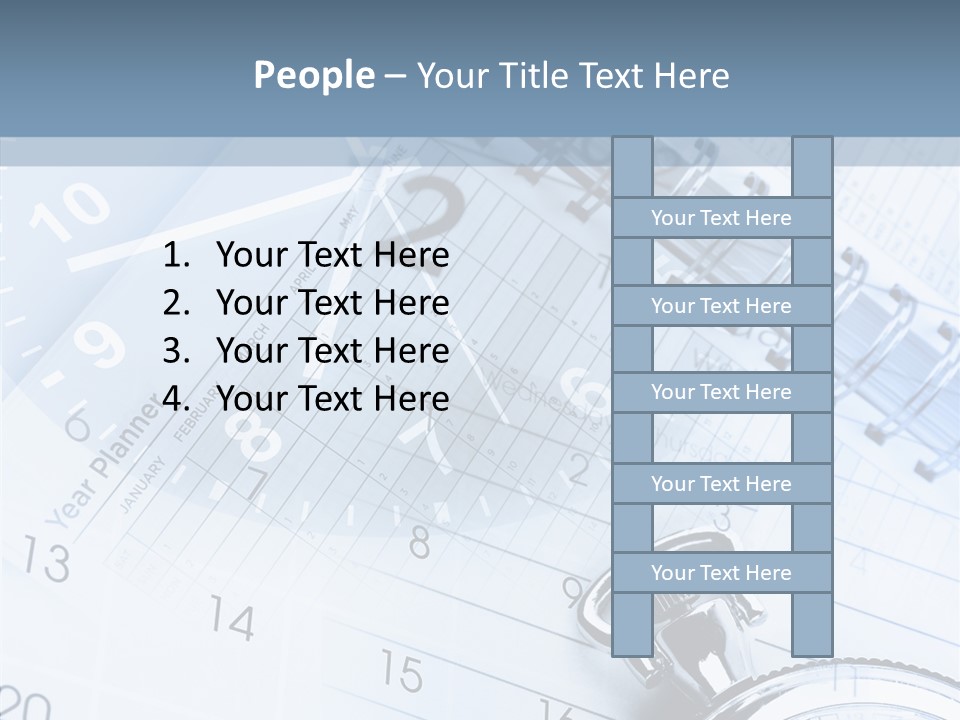 Stationery Timer Pressure PowerPoint Template
