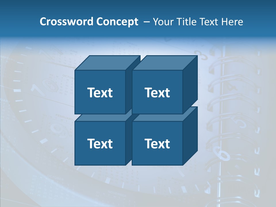 Notebook Concept Stationery PowerPoint Template