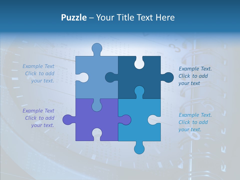 Notebook Concept Stationery PowerPoint Template