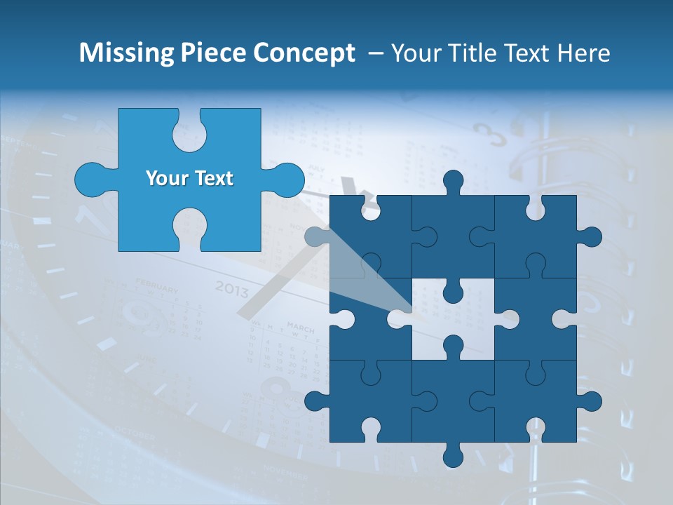 Notebook Concept Stationery PowerPoint Template