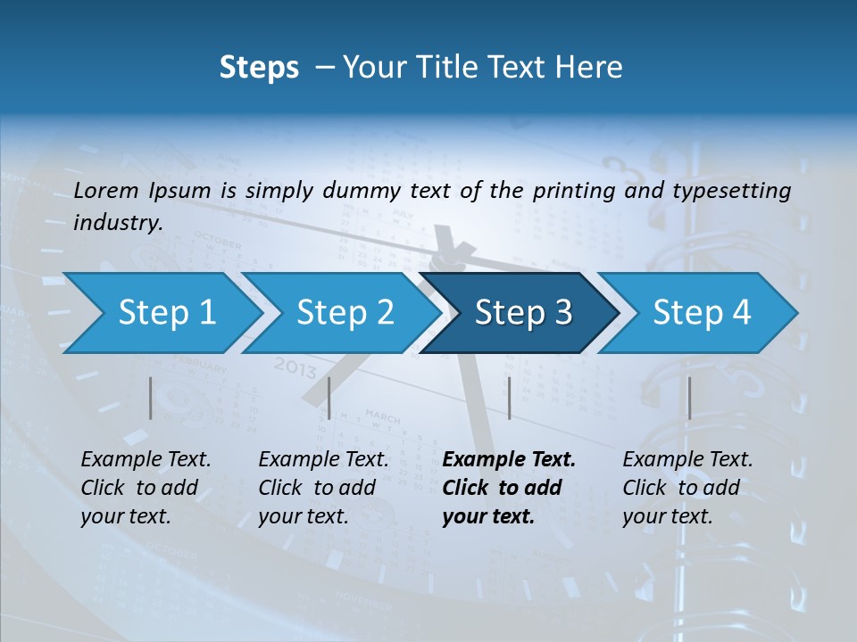 Notebook Concept Stationery PowerPoint Template
