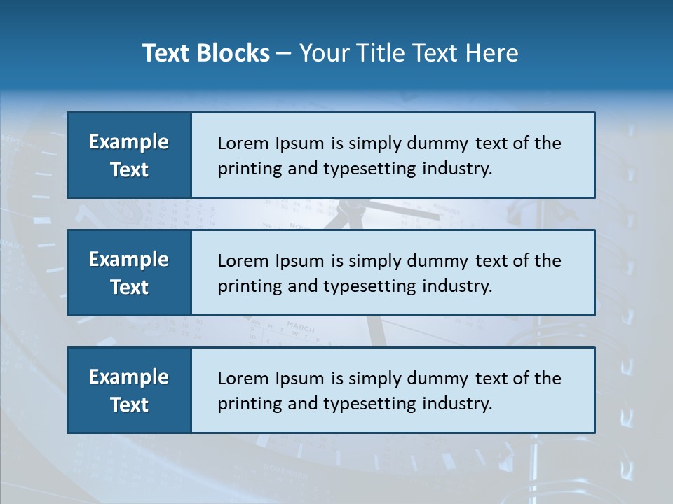 Notebook Concept Stationery PowerPoint Template