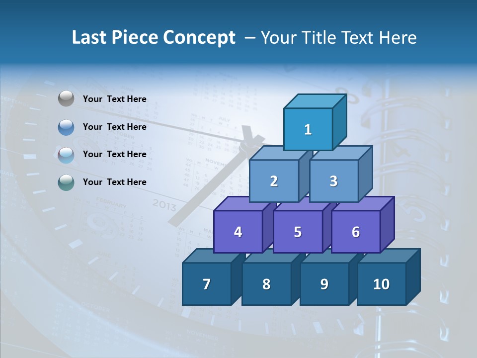Notebook Concept Stationery PowerPoint Template