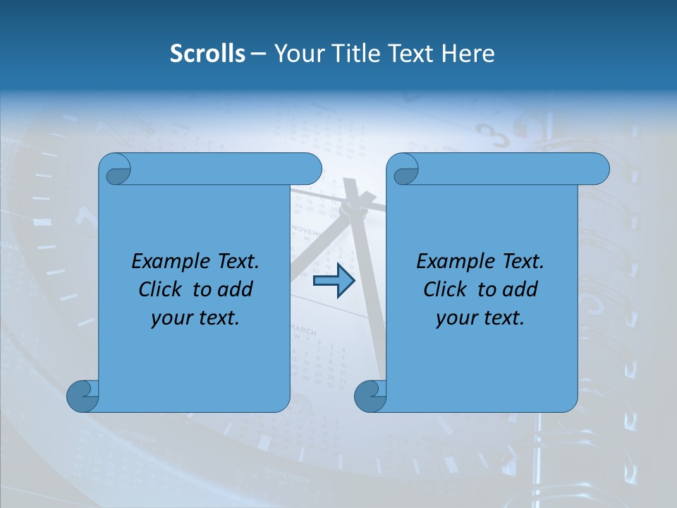 Notebook Concept Stationery PowerPoint Template