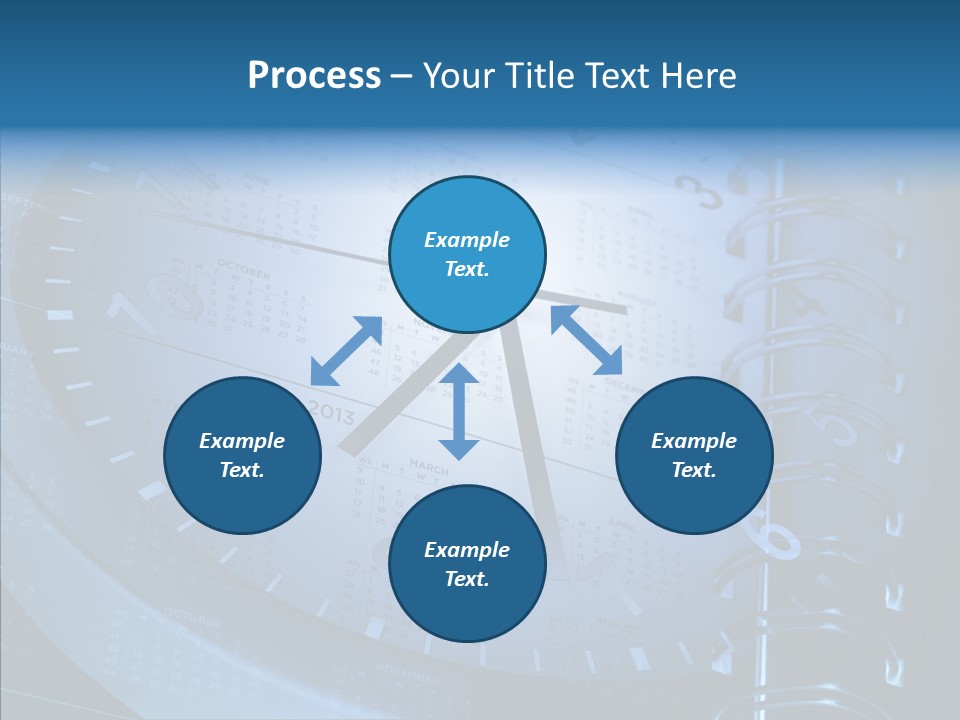 Notebook Concept Stationery PowerPoint Template