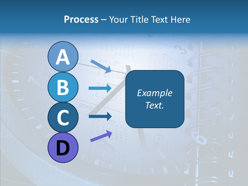 Notebook Concept Stationery PowerPoint Template