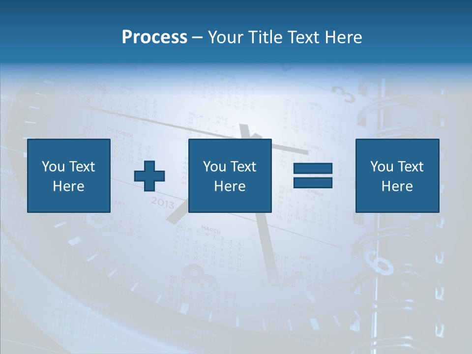 Notebook Concept Stationery PowerPoint Template