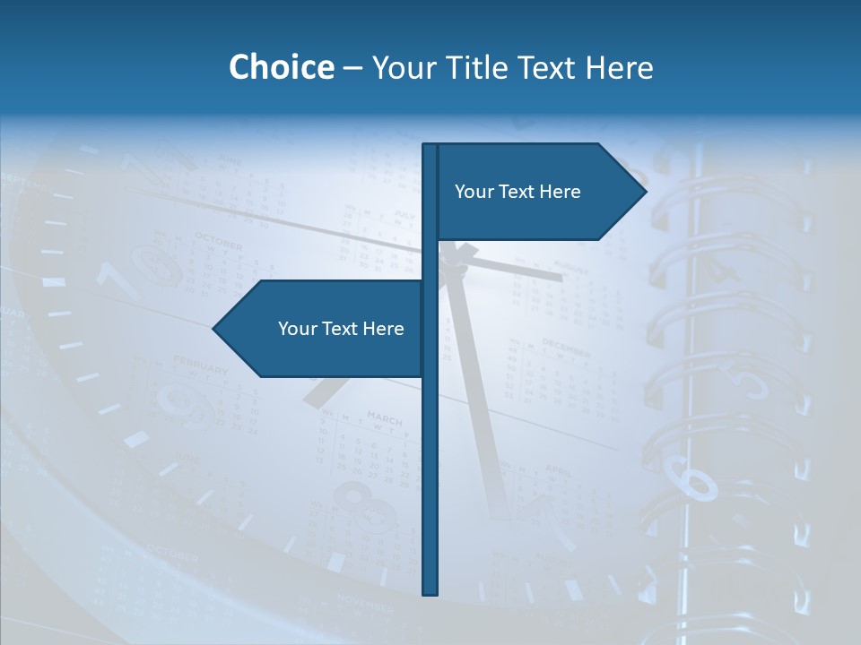 Notebook Concept Stationery PowerPoint Template