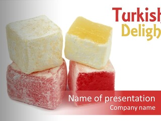 Oriental Sultan Delight Confectionery PowerPoint Template