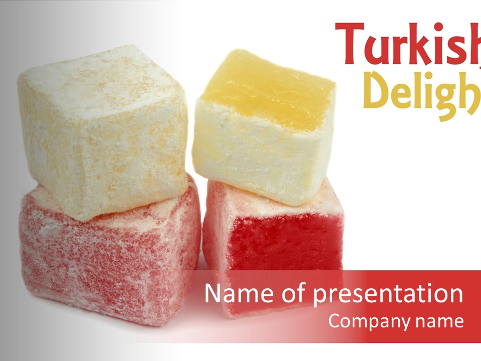 Oriental Sultan Delight Confectionery PowerPoint Template