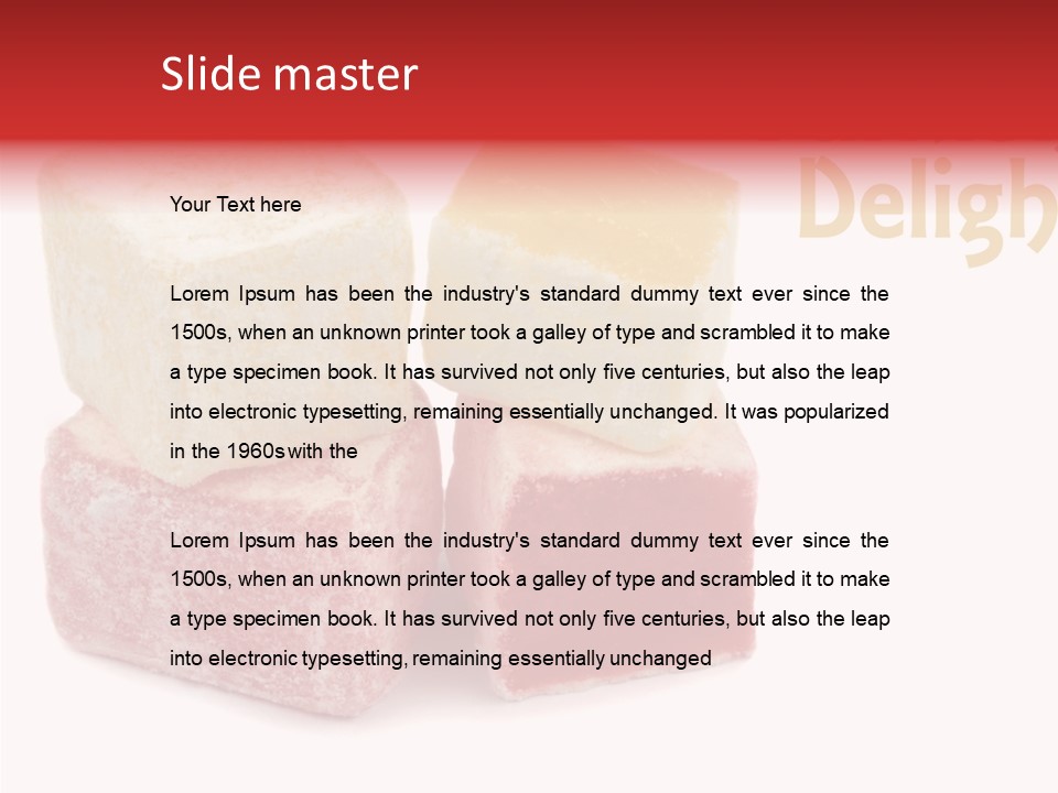 Oriental Sultan Delight Confectionery PowerPoint Template