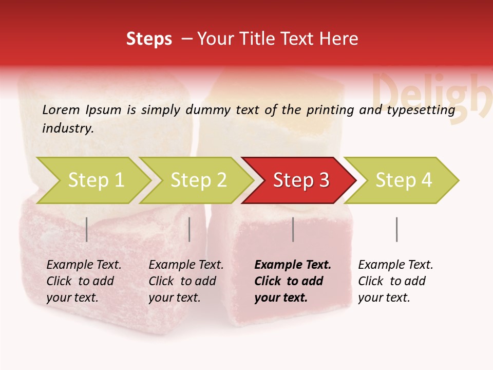 Oriental Sultan Delight Confectionery PowerPoint Template