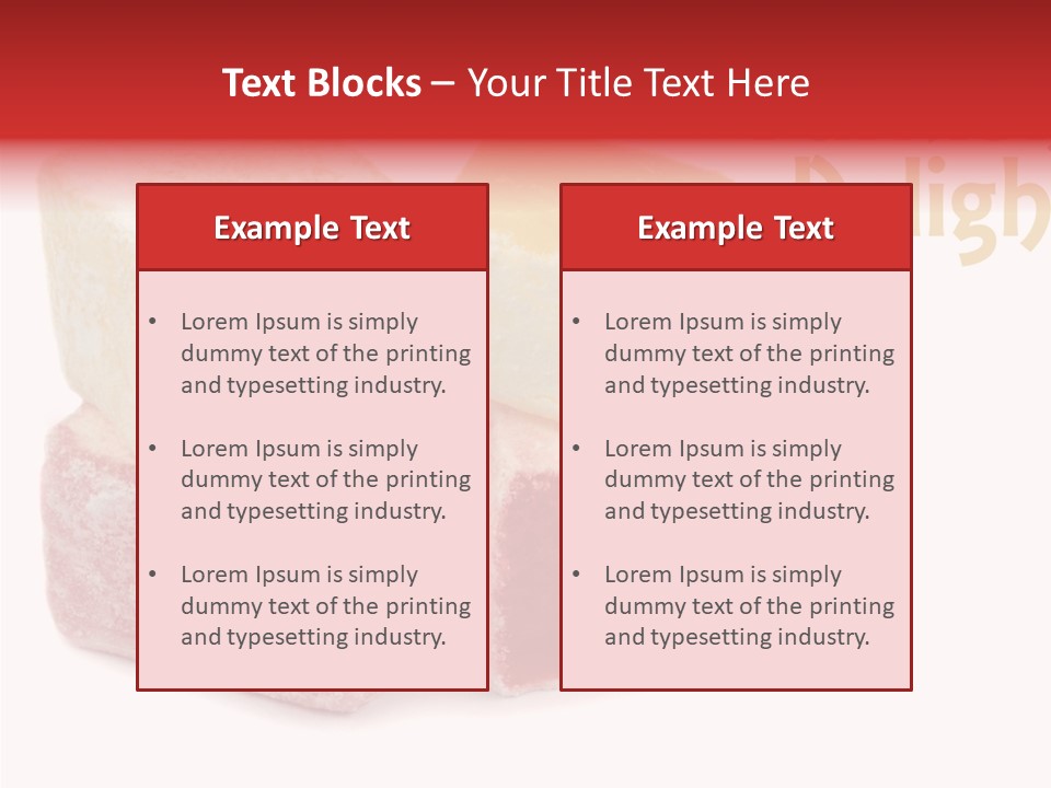 Oriental Sultan Delight Confectionery PowerPoint Template