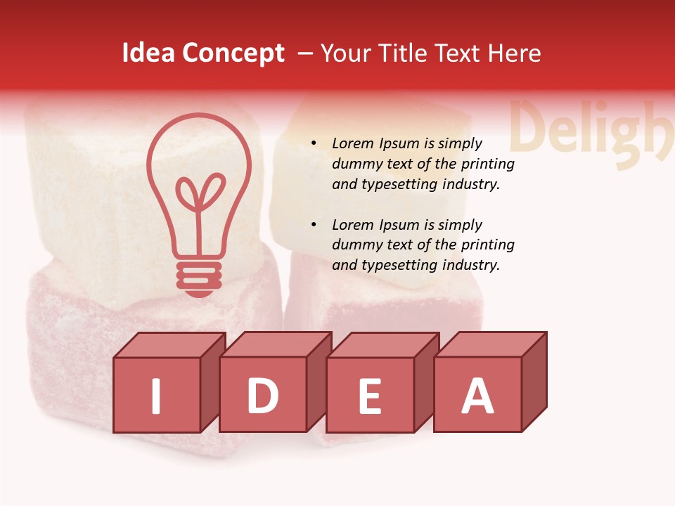 Oriental Sultan Delight Confectionery PowerPoint Template