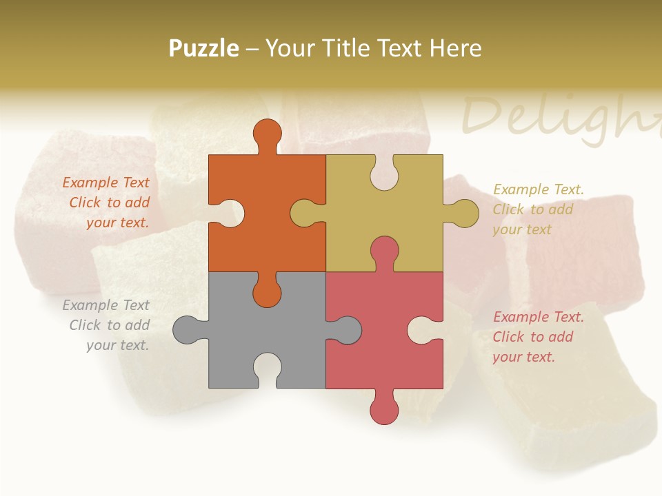 Soft Close Up Turkey PowerPoint Template