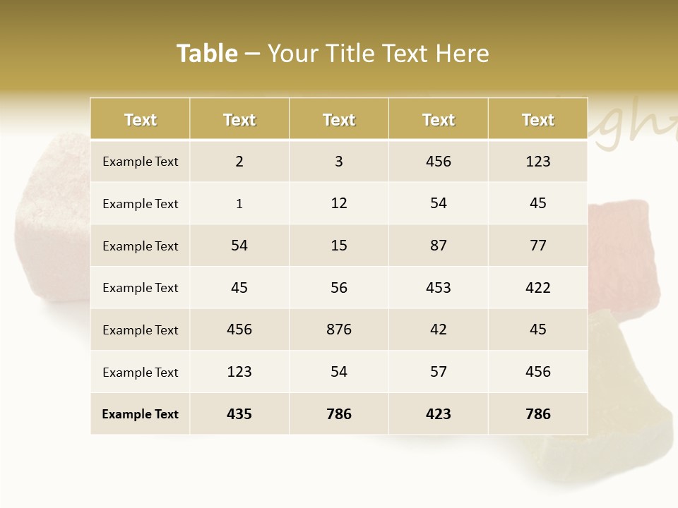 Soft Close Up Turkey PowerPoint Template