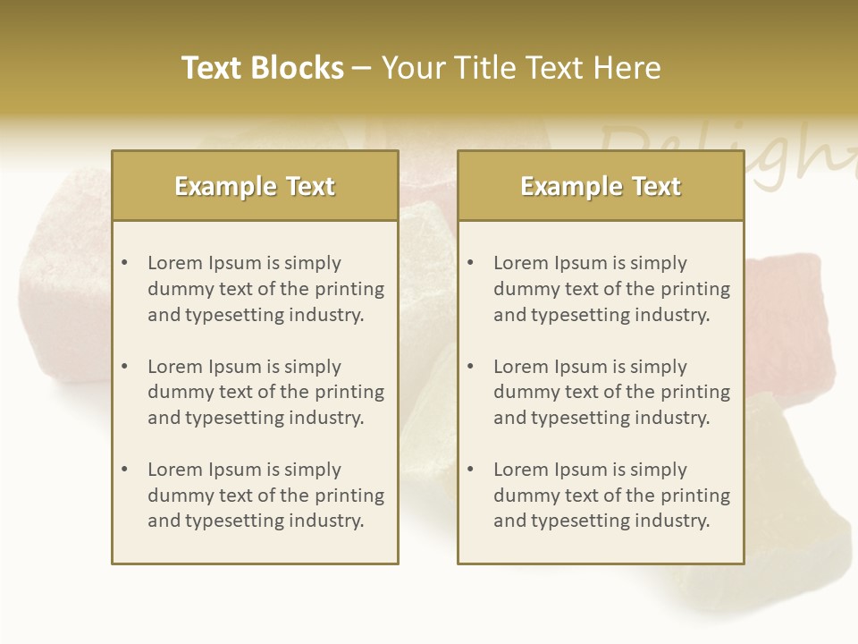 Soft Close Up Turkey PowerPoint Template