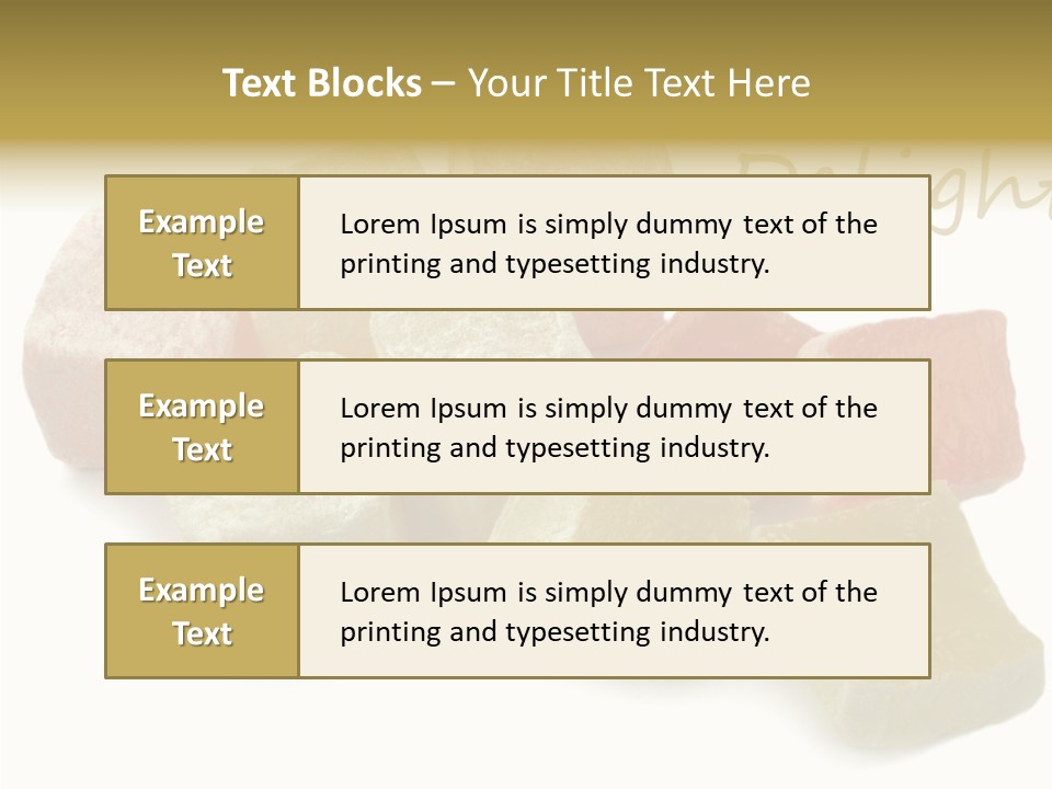 Soft Close Up Turkey PowerPoint Template