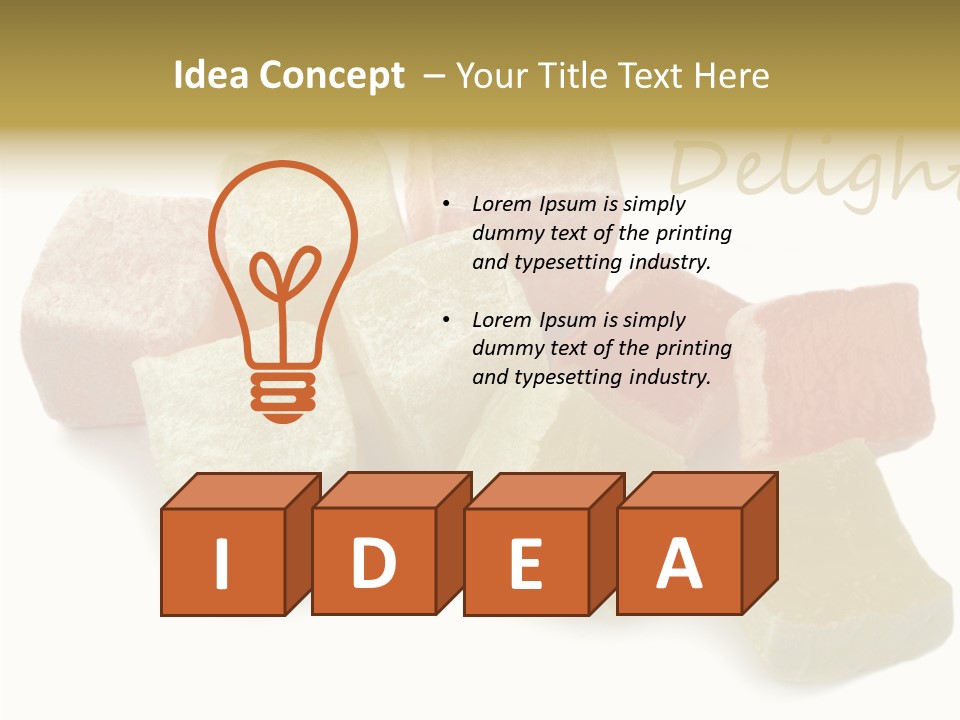 Soft Close Up Turkey PowerPoint Template