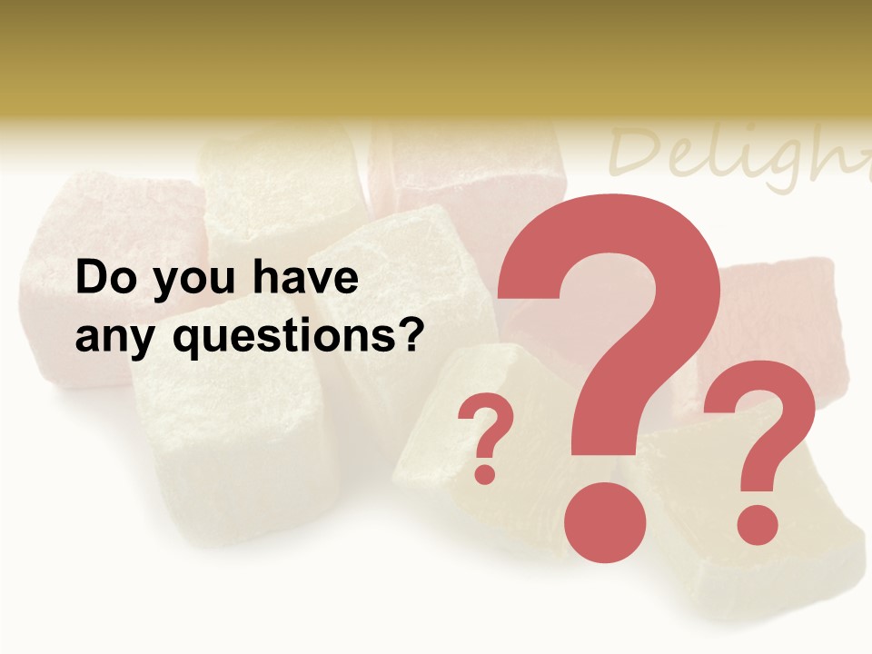 Soft Close Up Turkey PowerPoint Template