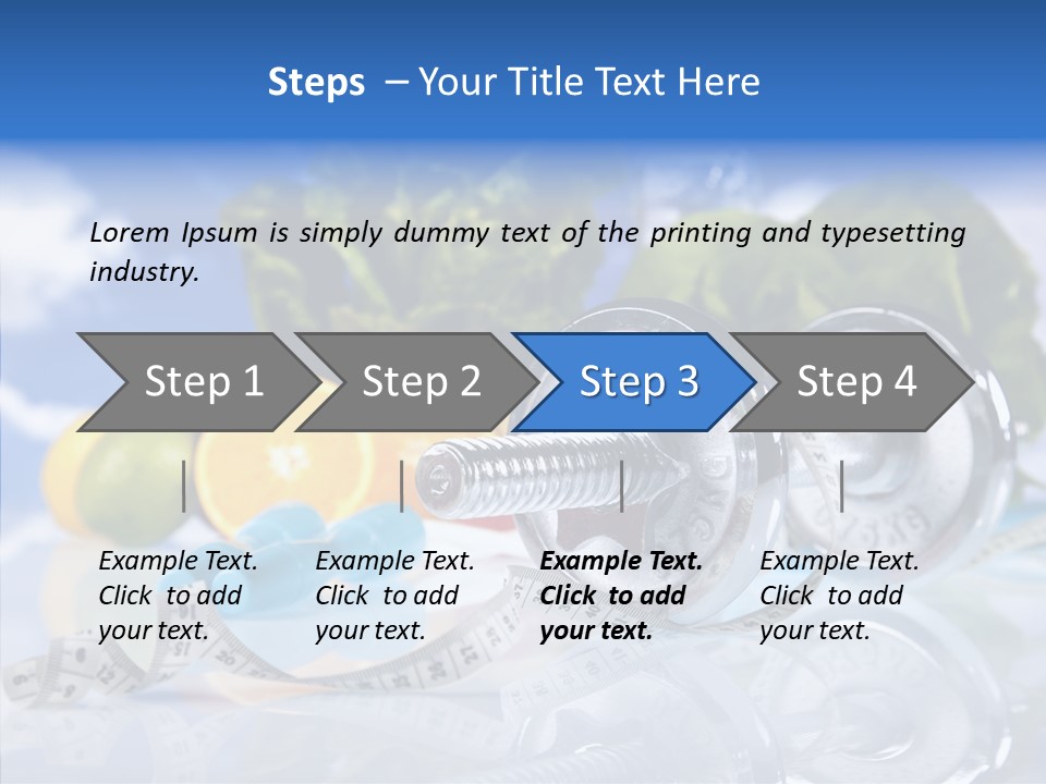 Nutrition Care Losing PowerPoint Template