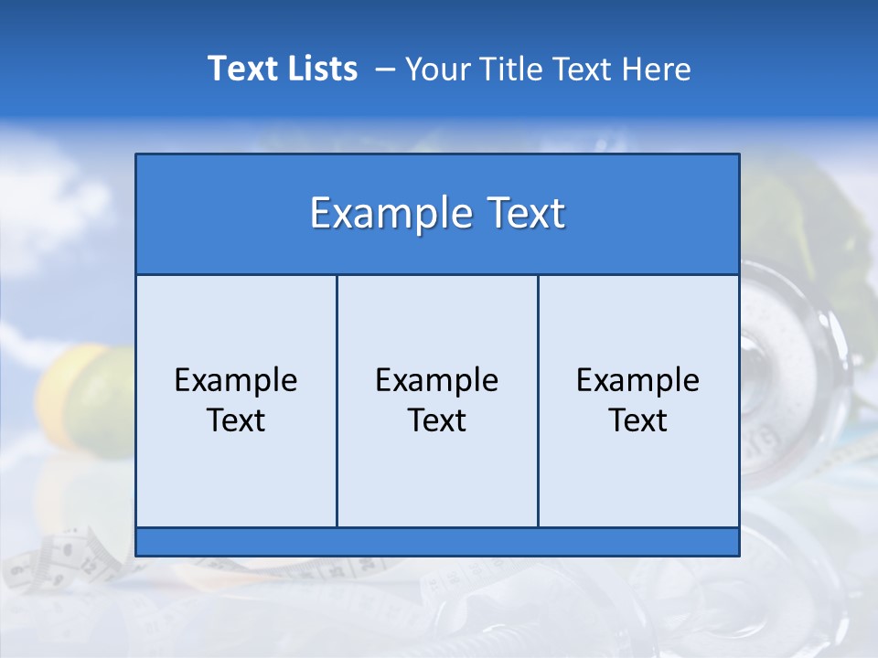Nutrition Care Losing PowerPoint Template