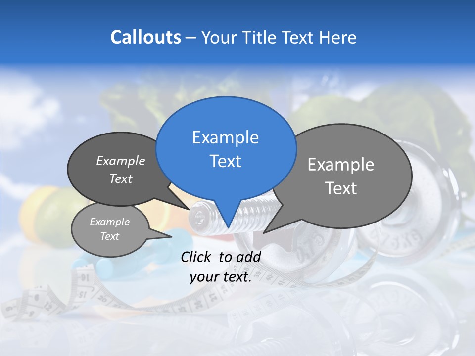 Nutrition Care Losing PowerPoint Template