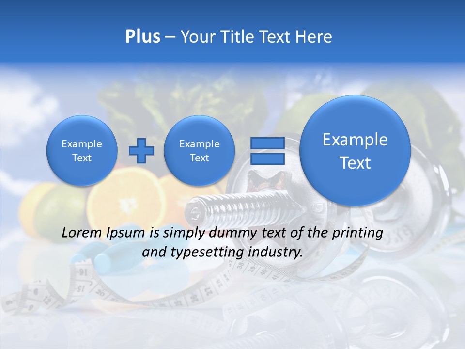 Nutrition Care Losing PowerPoint Template