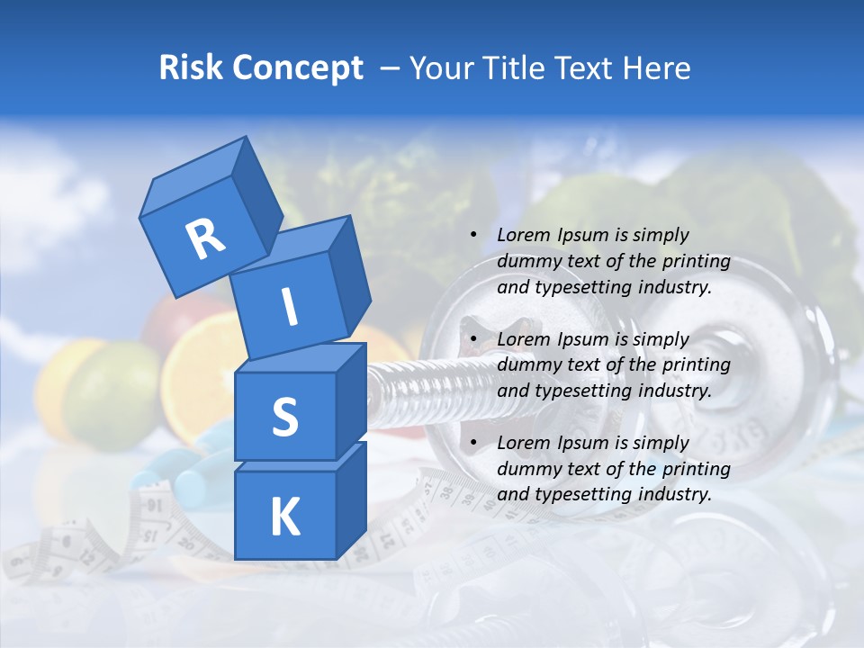 Nutrition Care Losing PowerPoint Template