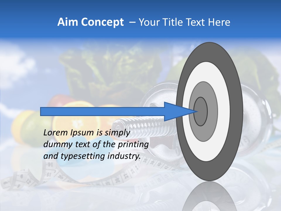 Nutrition Care Losing PowerPoint Template