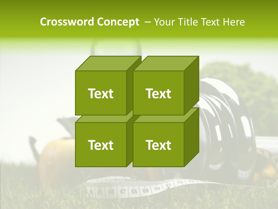 Vegetable Slim Fat PowerPoint Template