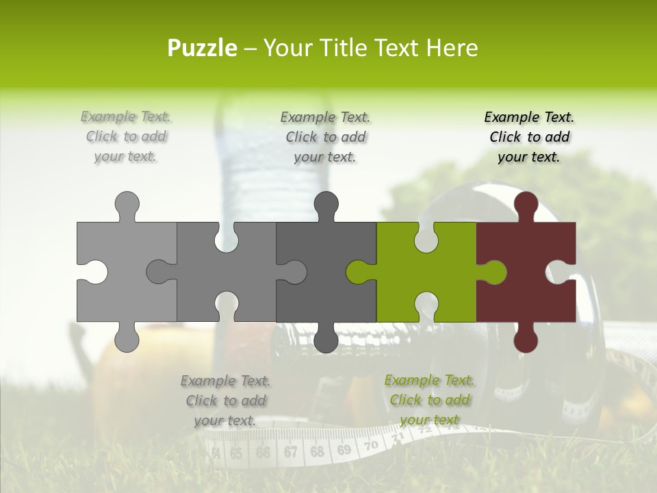 Vegetable Slim Fat PowerPoint Template