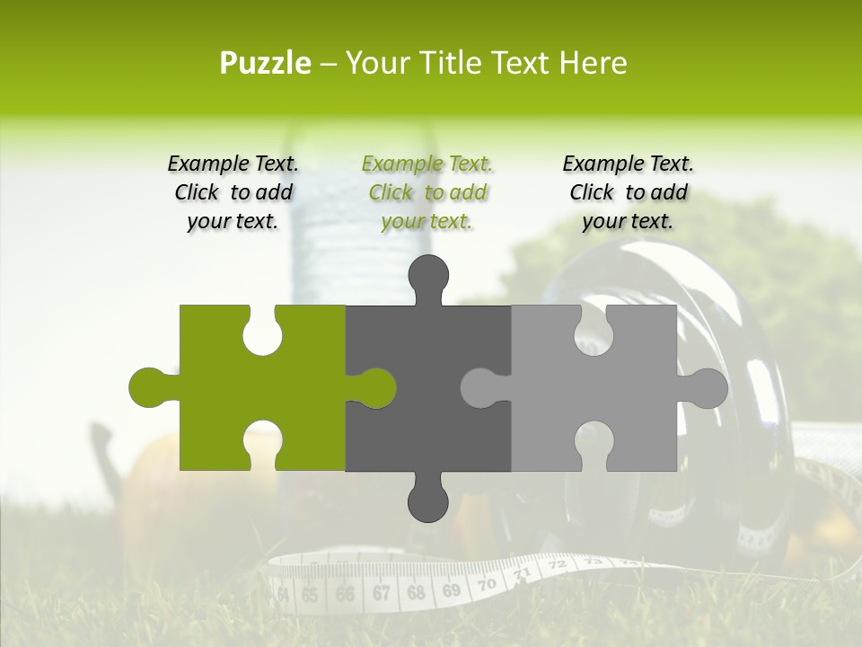 Vegetable Slim Fat PowerPoint Template