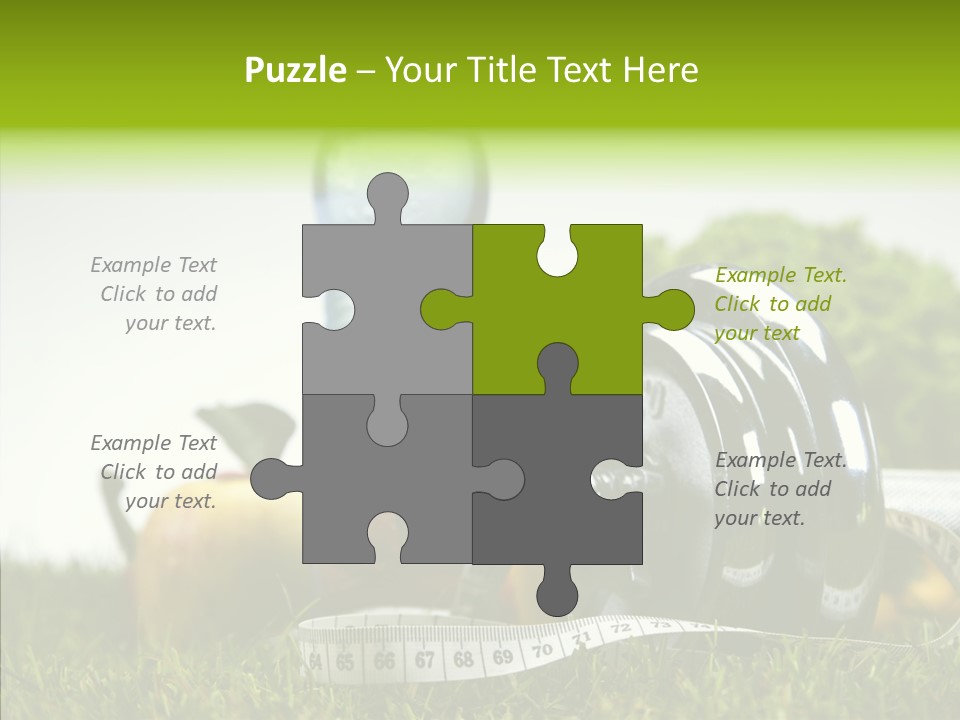 Vegetable Slim Fat PowerPoint Template