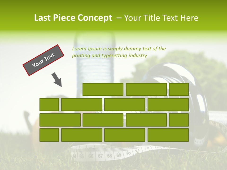 Vegetable Slim Fat PowerPoint Template