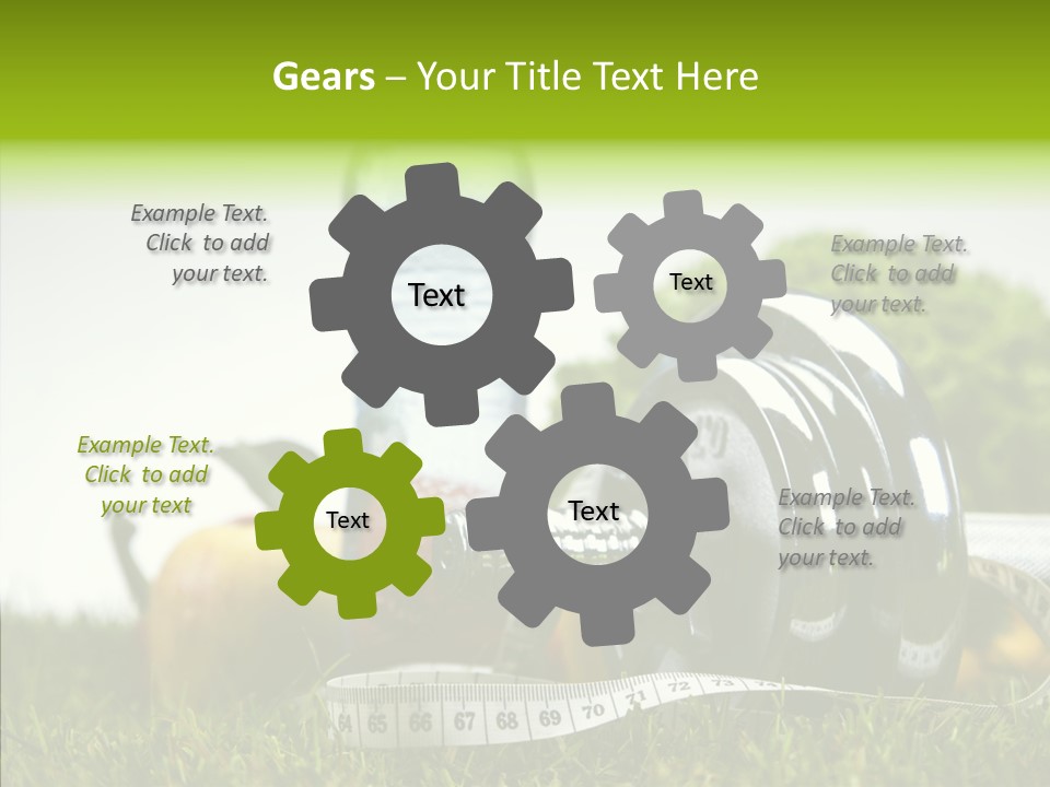 Vegetable Slim Fat PowerPoint Template