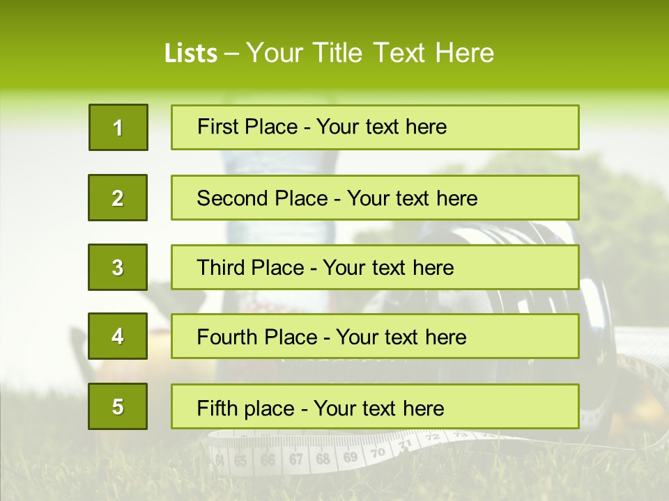 Vegetable Slim Fat PowerPoint Template