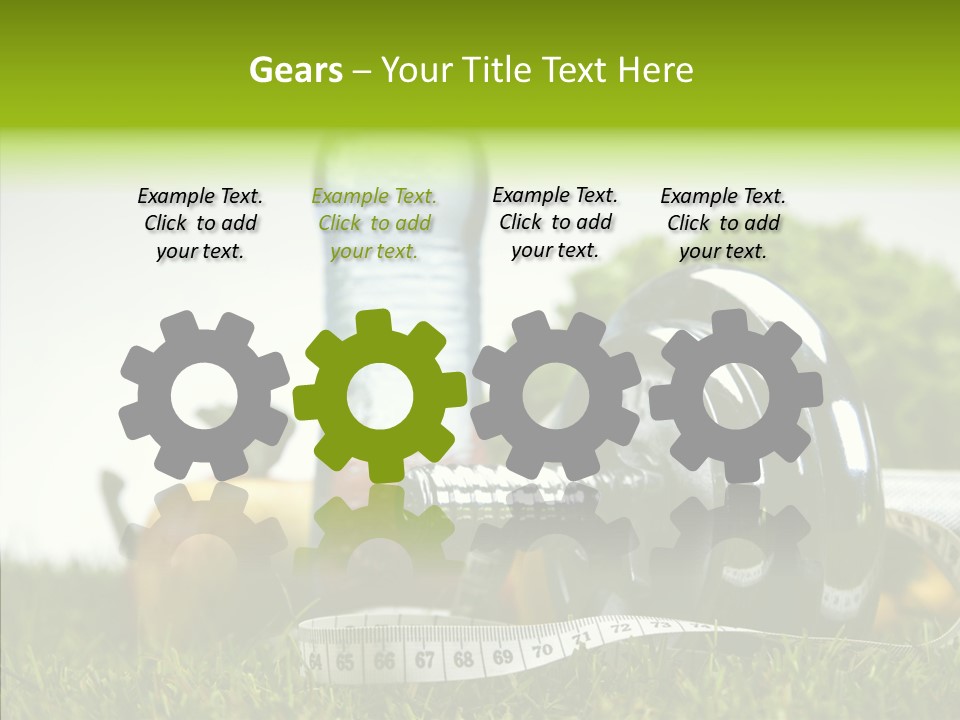 Vegetable Slim Fat PowerPoint Template