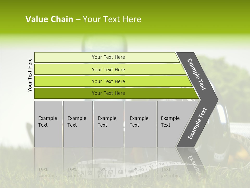 Vegetable Slim Fat PowerPoint Template