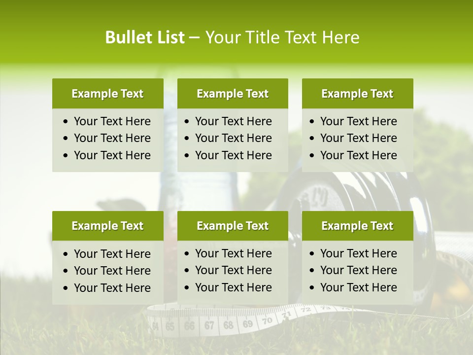 Vegetable Slim Fat PowerPoint Template