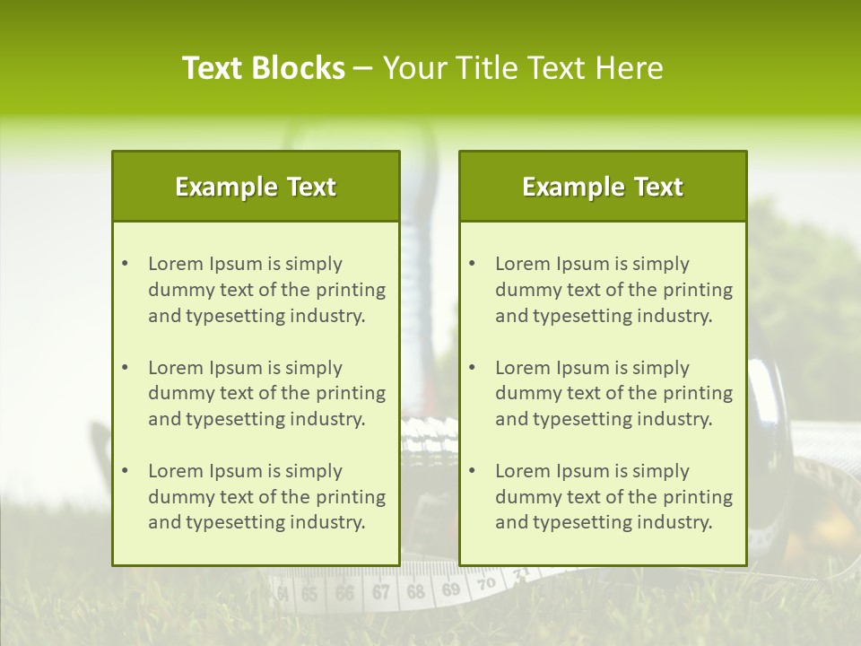 Vegetable Slim Fat PowerPoint Template